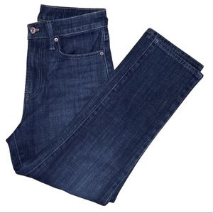 Talbots Petite Flawless High-Waist Straight Ankle Jeans, 6P, Like New